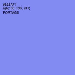 #828AF1 - Portage Color Image