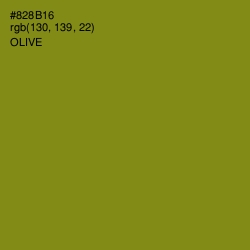 #828B16 - Olive Color Image