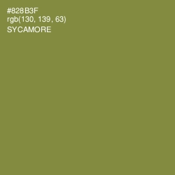 #828B3F - Sycamore Color Image