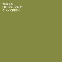 #828B40 - Clay Creek Color Image