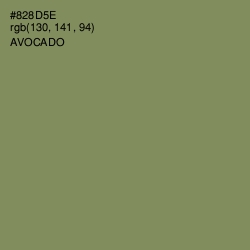 #828D5E - Avocado Color Image