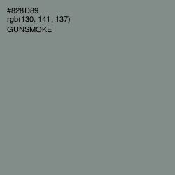 #828D89 - Gunsmoke Color Image