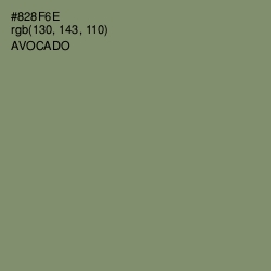 #828F6E - Avocado Color Image