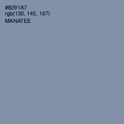 #8291A7 - Manatee Color Image