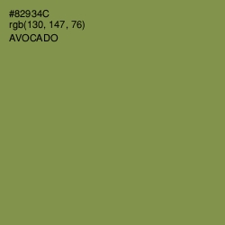 #82934C - Avocado Color Image