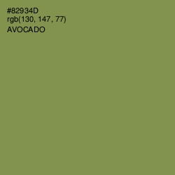 #82934D - Avocado Color Image