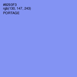 #8293F3 - Portage Color Image