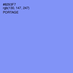 #8293F7 - Portage Color Image