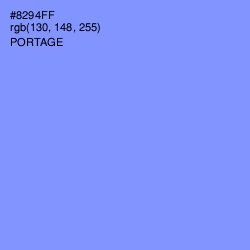 #8294FF - Portage Color Image