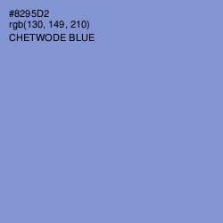 #8295D2 - Chetwode Blue Color Image