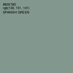 #82978D - Spanish Green Color Image