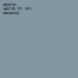 #8297A1 - Manatee Color Image