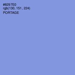 #8297E0 - Portage Color Image