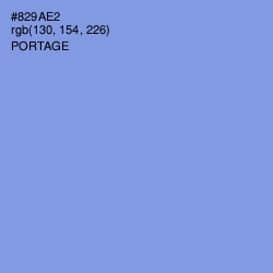 #829AE2 - Portage Color Image