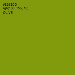 #829B0D - Olive Color Image