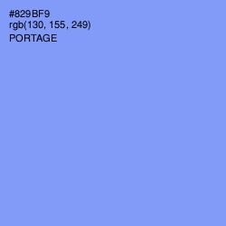 #829BF9 - Portage Color Image