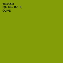 #829D08 - Olive Color Image