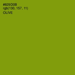 #829D0B - Olive Color Image