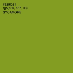 #829D21 - Sycamore Color Image