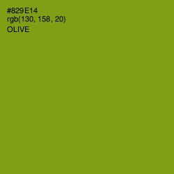 #829E14 - Olive Color Image