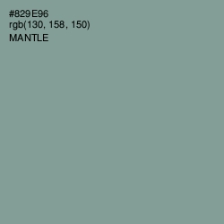 #829E96 - Mantle Color Image