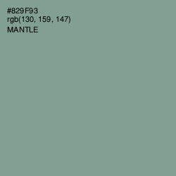 #829F93 - Mantle Color Image