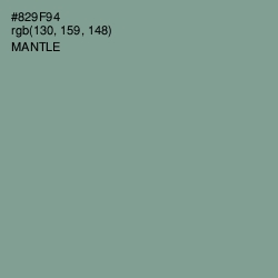 #829F94 - Mantle Color Image