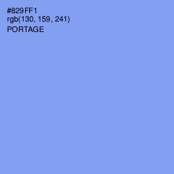 #829FF1 - Portage Color Image