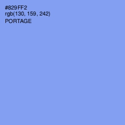 #829FF2 - Portage Color Image