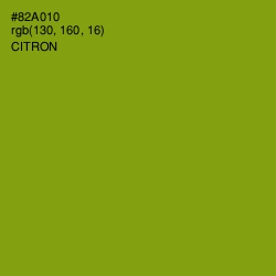 #82A010 - Citron Color Image