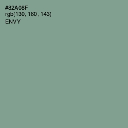 #82A08F - Envy Color Image