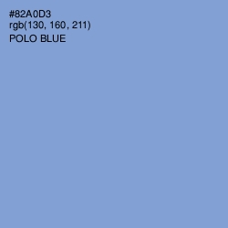 #82A0D3 - Polo Blue Color Image