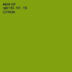 #82A10F - Citron Color Image