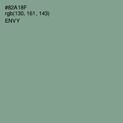 #82A18F - Envy Color Image
