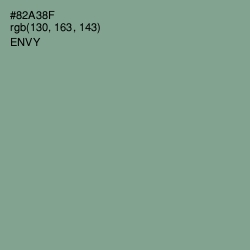 #82A38F - Envy Color Image