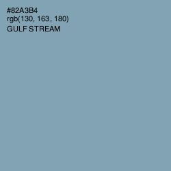 #82A3B4 - Gulf Stream Color Image