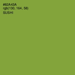 #82A43A - Sushi Color Image