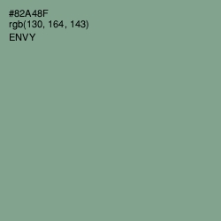 #82A48F - Envy Color Image
