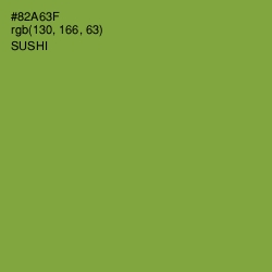 #82A63F - Sushi Color Image