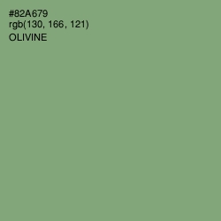 #82A679 - Olivine Color Image