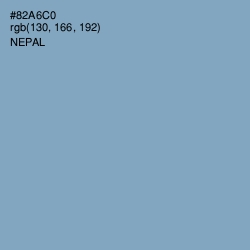 #82A6C0 - Nepal Color Image