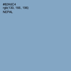 #82A6C4 - Nepal Color Image