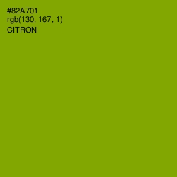 #82A701 - Citron Color Image