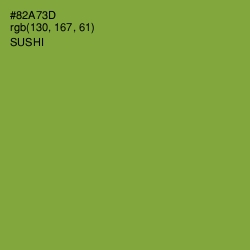 #82A73D - Sushi Color Image