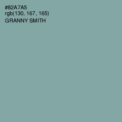 #82A7A5 - Granny Smith Color Image