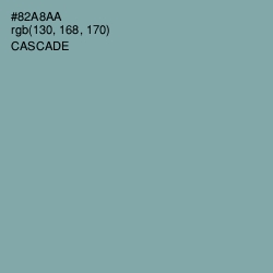 #82A8AA - Cascade Color Image