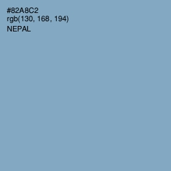 #82A8C2 - Nepal Color Image
