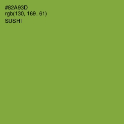 #82A93D - Sushi Color Image