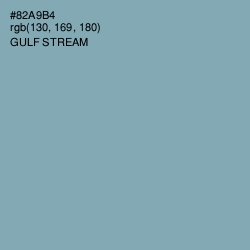 #82A9B4 - Gulf Stream Color Image