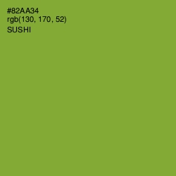 #82AA34 - Sushi Color Image